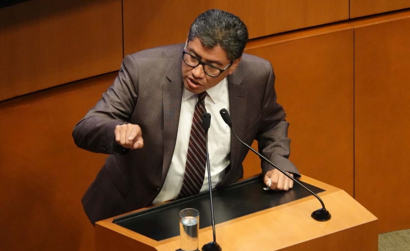 “Mis respetos, mi lealtad y mi compromiso con nuestra presidenta Claudia Sheinbaum”, afirmó Saúl Monreal