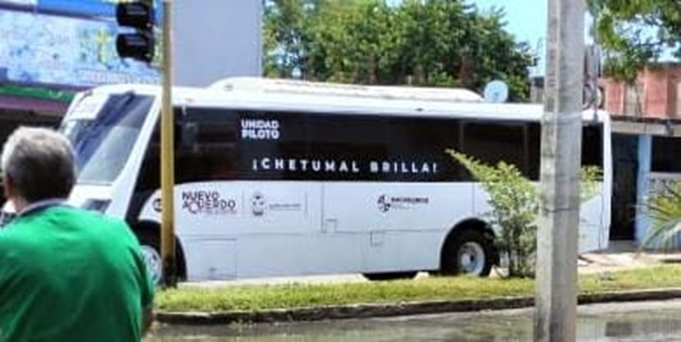 En Chetumal la tarifa general será de $18.00 pesos del transporte urbano.