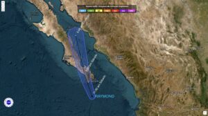 Raymond se debilita a depresión tropical pero tocará tierra en Baja California Sur