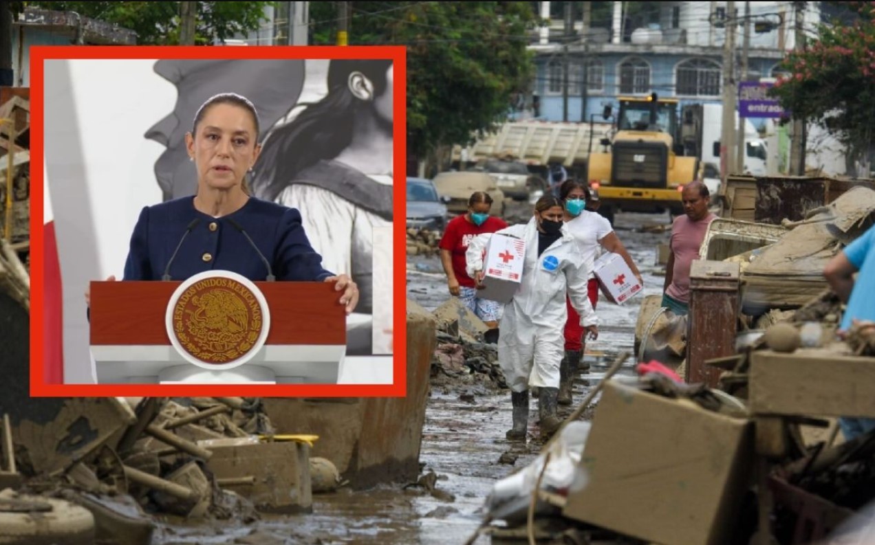 Sheinbaum anuncia plan nacional de reconstrucción tras lluvias e inundaciones