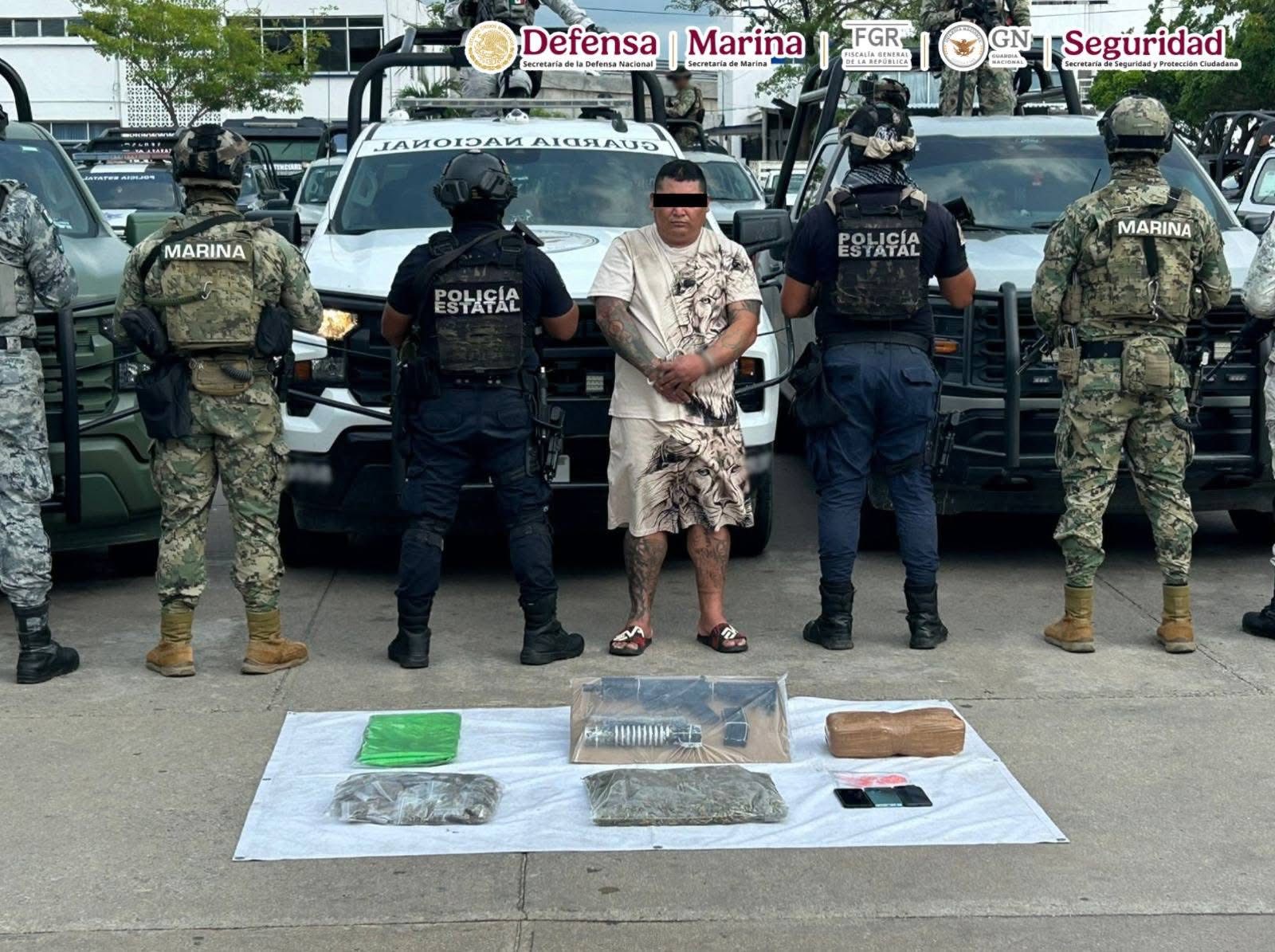 Cae el Lupe, líder de célula delictiva identificada con La Barredora en Villahermosa, Tabasco