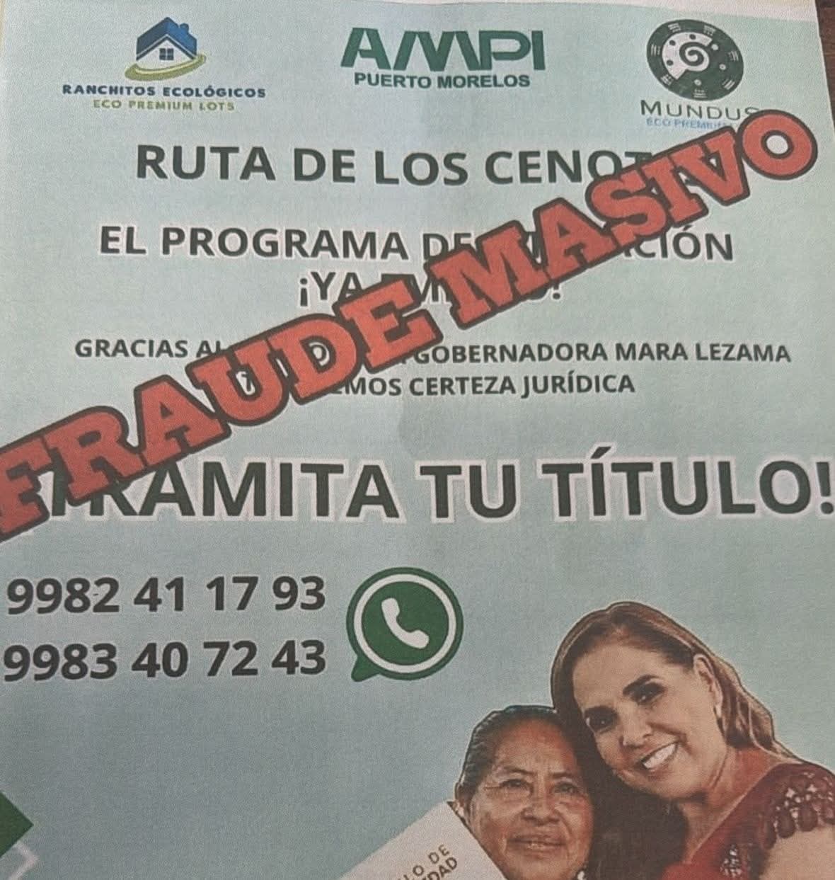 Denuncian uso de la imagen de Mara para cometer fraudes en Quintana Roo
