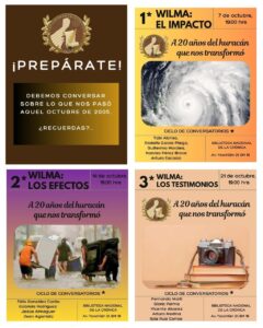Alistan conversatorios para rememorar el impacto de Wilma en Cancún