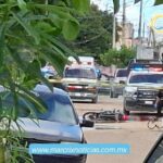 Matan a motociclista a plena luz del día en la colonia El Pedregal de Cancún