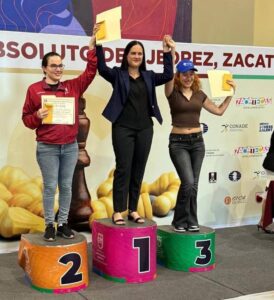 Tania Miranda se corona Campeona Nacional de Ajedrez en Zacatecas