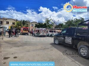 Riña entre vecinos deja un hombre herido en Villas Otoch Paraíso de Cancún