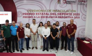 Anuncian ganadores del Premio Estatal del Deporte 2025 en Quintana Roo