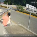 Captan presunto robo de escalera en Cancún y un taxista habría participado como cómplice