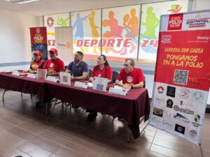 Presentan “1ra Carrera End Polio Now 2025” en Cancún
