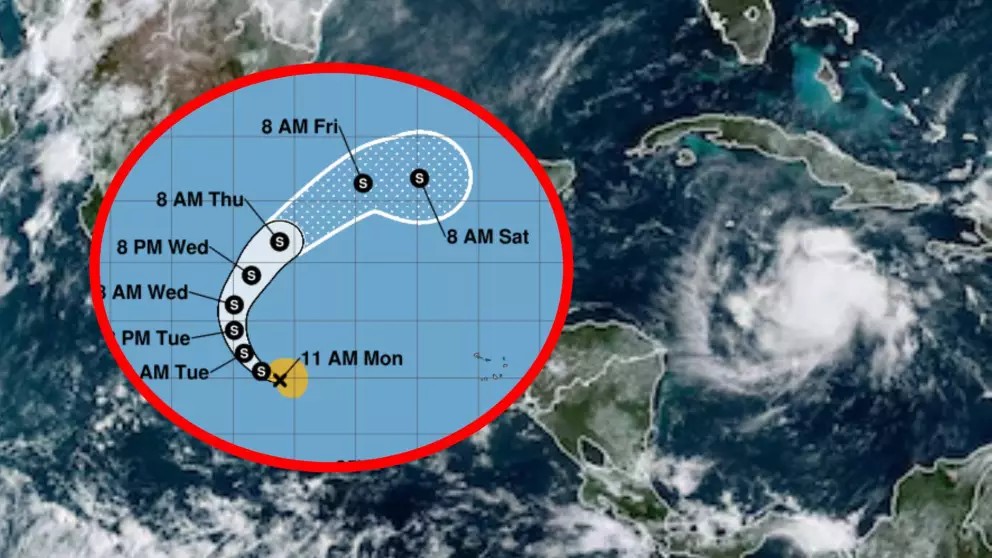 Tormenta tropical “Lorenzo” se ubica a mil 760 de kilómetros al oeste de la isla de Cabo Verde y 4, 970 kilómetros al este de Quintana Roo.