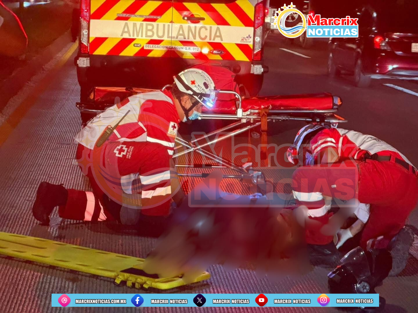 Accidente en el bulevar Colosio