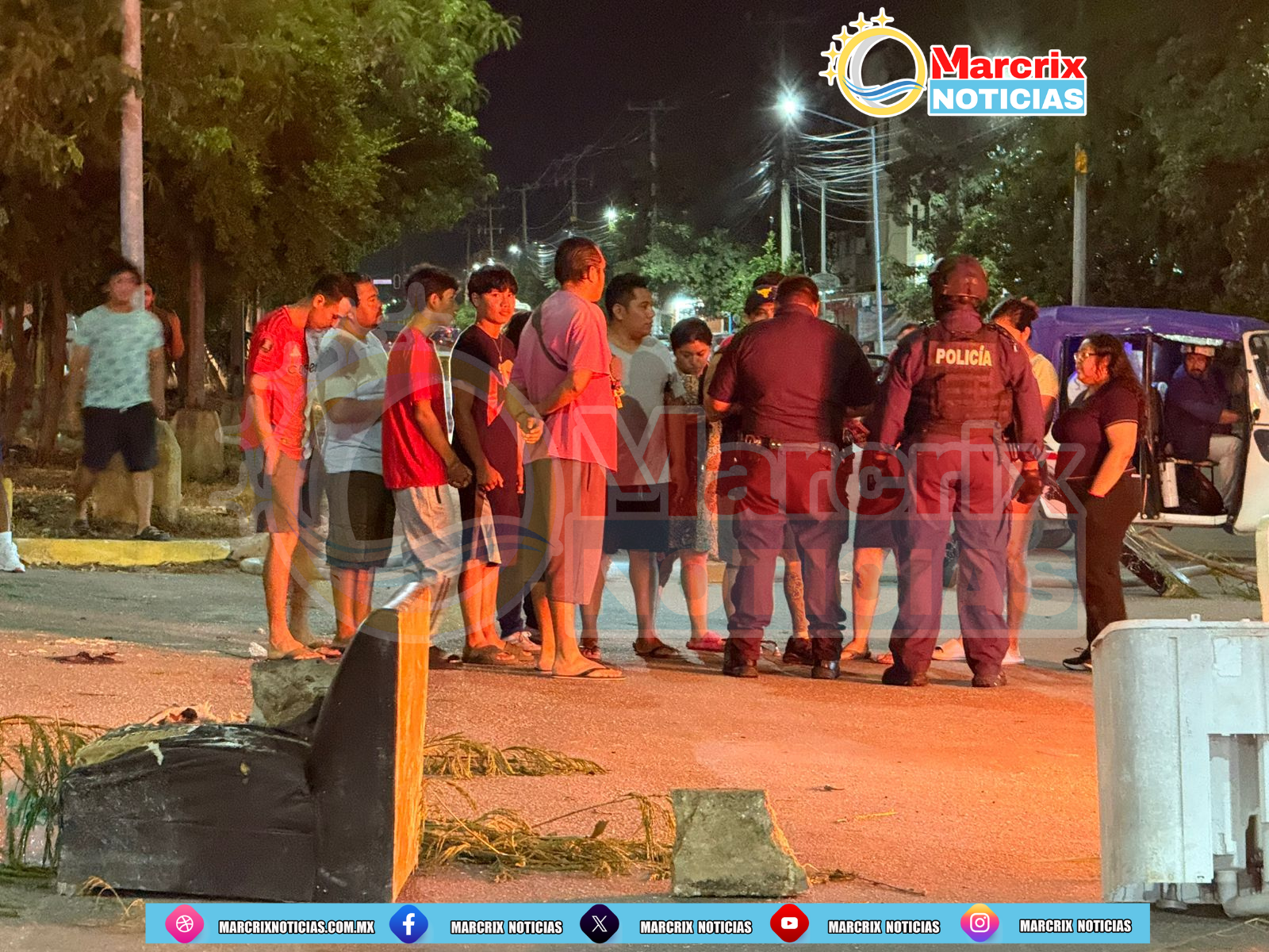 falta de energía eléctrica