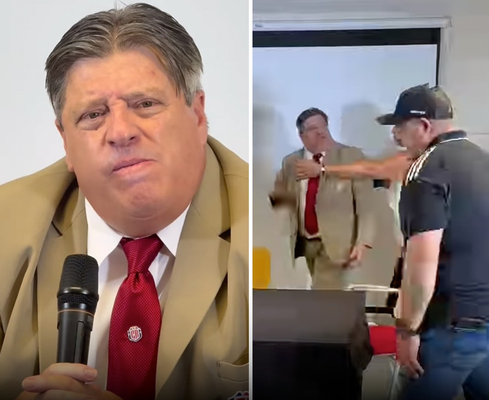 El Piojo Herrera se volvió a pelear con reporteros, ya en México lo había hecho con periodista David Faitelson, lo que le costó su destitución como director técnico.