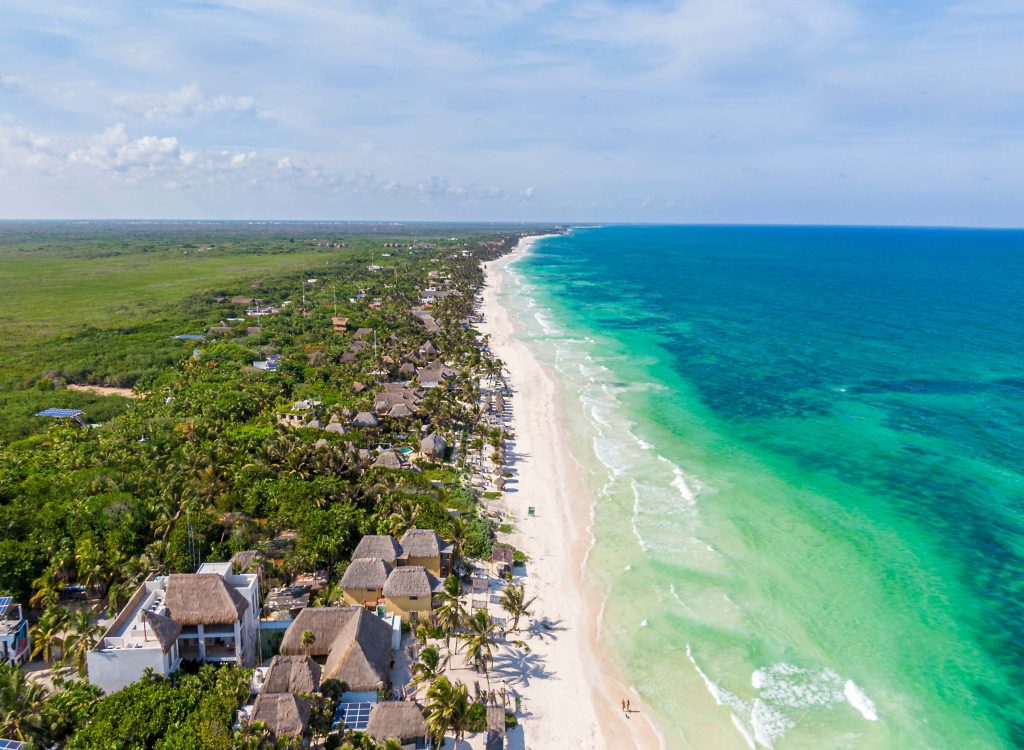 acceso libre a playas en Tulum