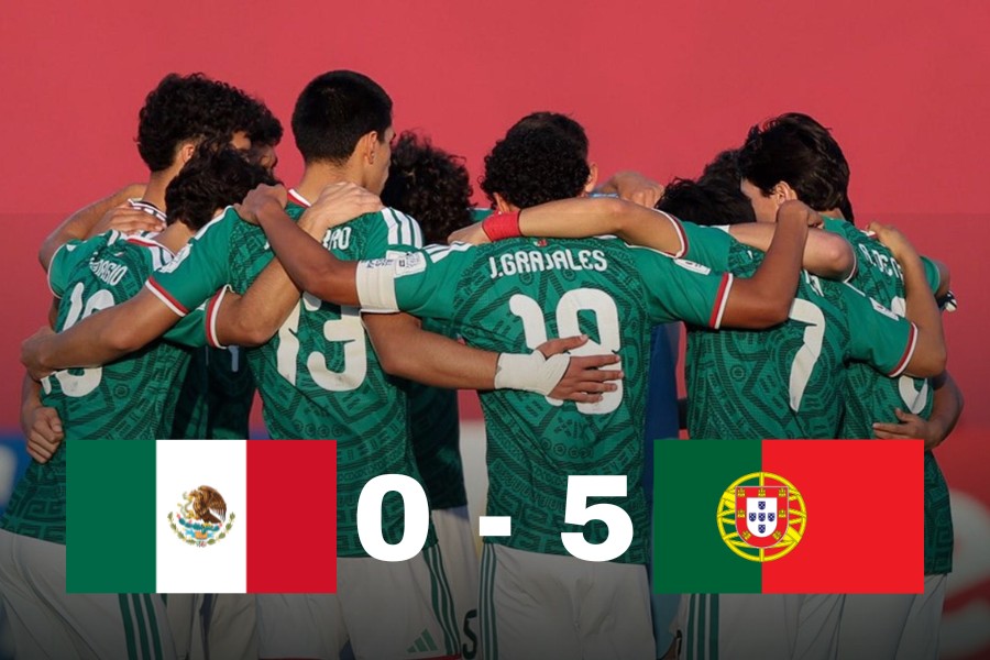 La Selección Mexicana recibió cinco goles de los portugueses en Catar y así se esfumaron las esperanzas de conseguir el tercer campeonato del mundo en la categoría.
