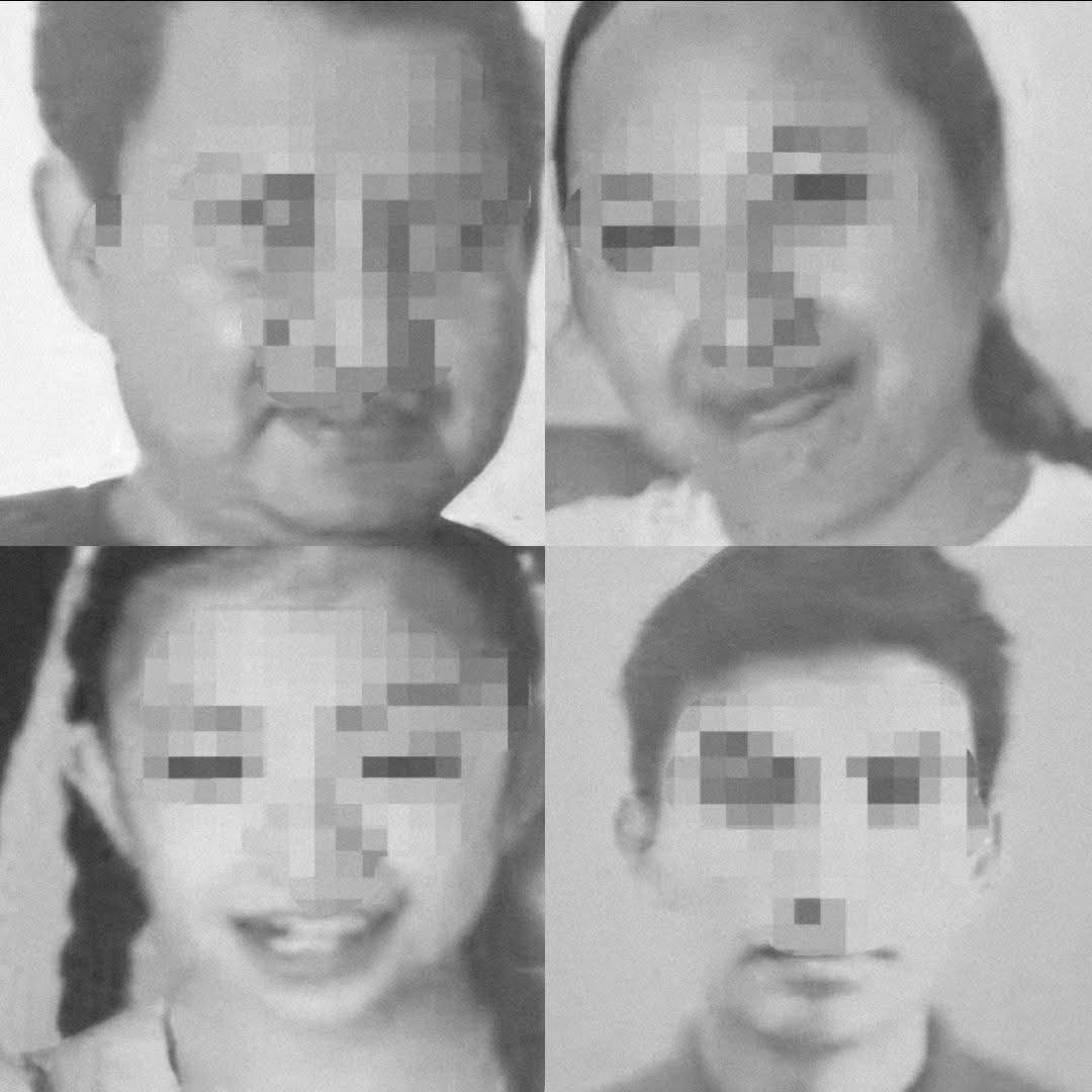 Las víctimas fueron identificadas como Berenice “F”, de 37 años; Heriberto “G”, de 41 años, esposo de Berenice; Ángel Manuel “G”, de 20 años, sobrino; y la menor con discapacidad mental C. E., de 10 años.