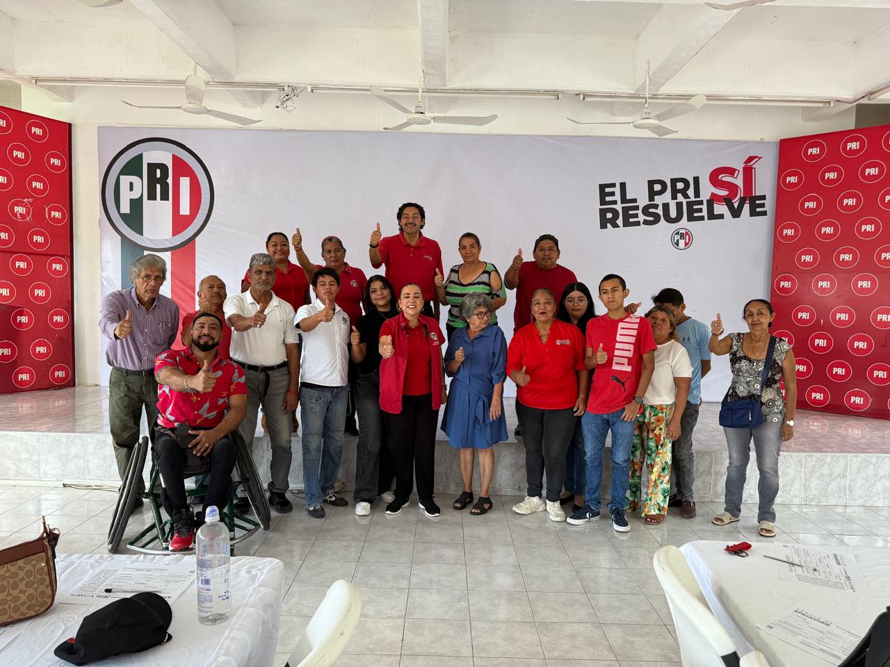 La afiliación es encabezada por la dirigente estatal, Cora Amalia Castilla Madrid; y su Comité Directivo Estatal (CDE); el coordinador de Movimiento Territorial, Israel Vázquez Lozano