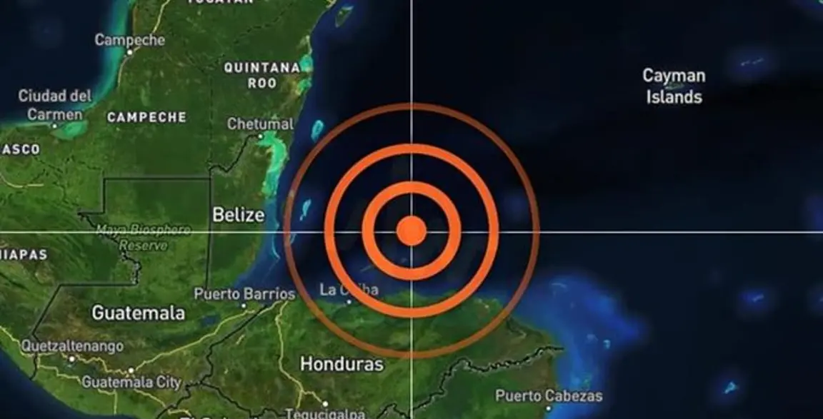 sismo de 4.0 grados cerca de Chetumal
