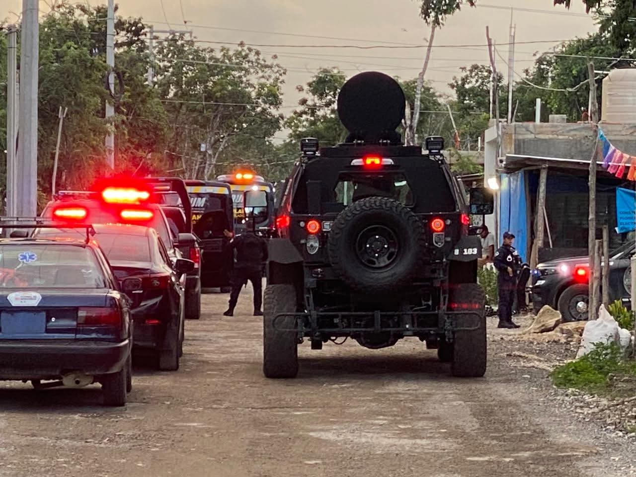 Una pareja fue ultimada a balazos en la colonia irregular San Judas Tadeo de Playa del Carmen.