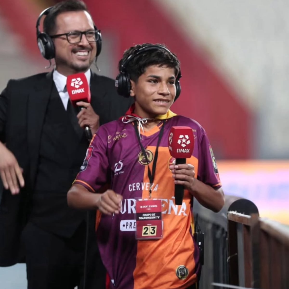 Pol Deportes cumple su sueño: Cliver Huamán llega al Estadio Nacional tras viralizarse narrando un partido desde un cerro.