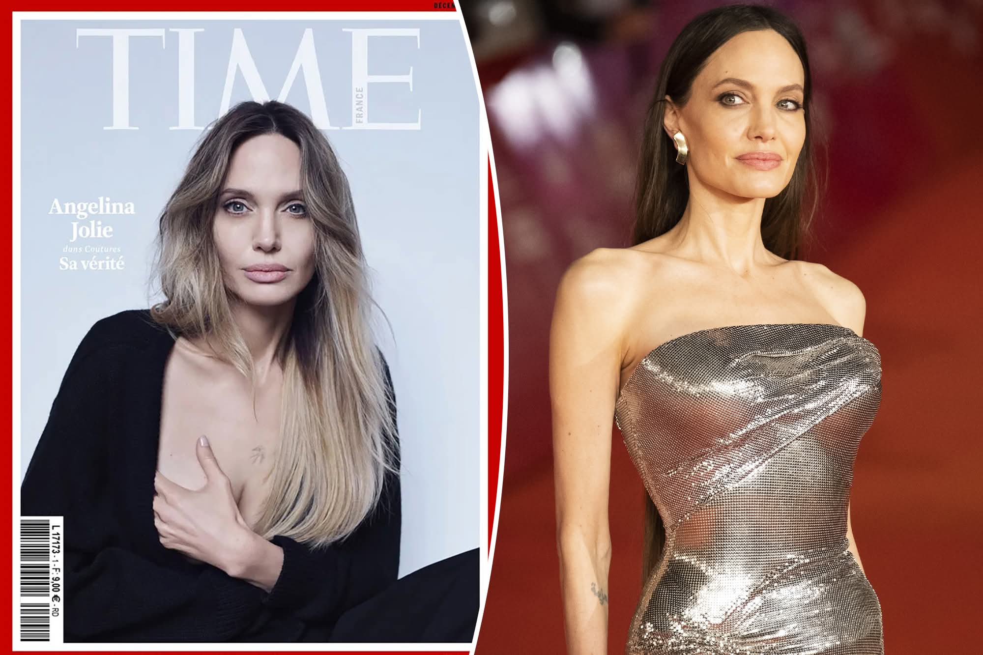 Angelina Jolie muestra cicatrices de mastectomía