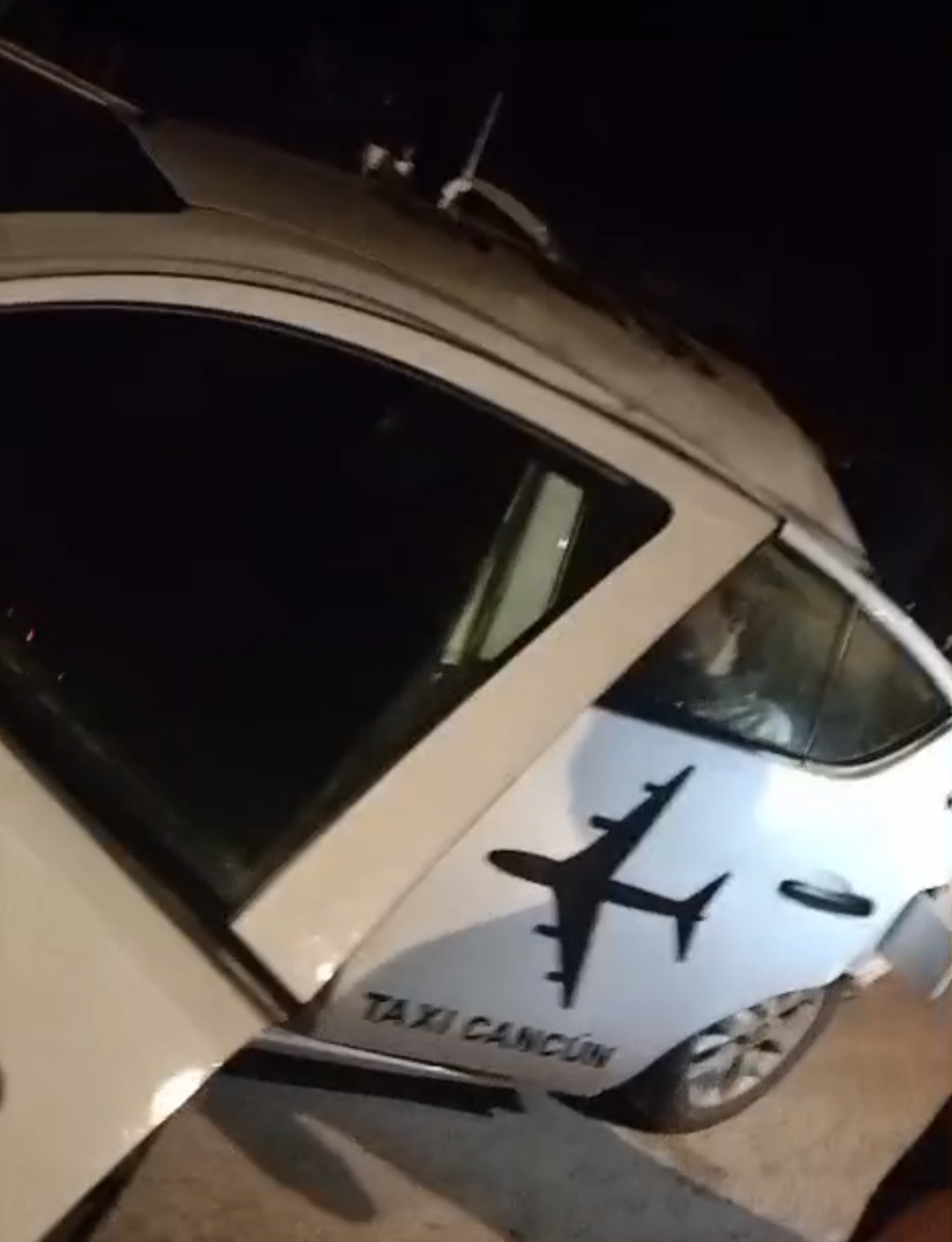 accidente en la carretera 307 en Playa del Carmen