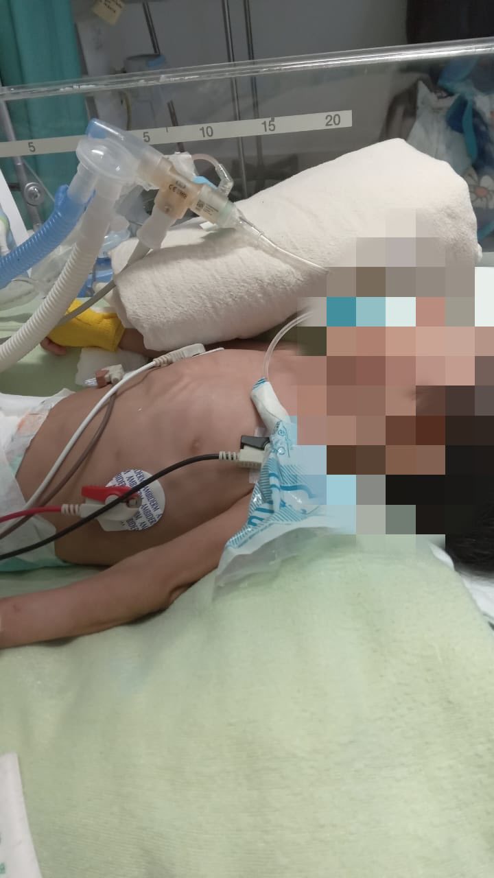 Solicitud de apoyo para bebé enfermo