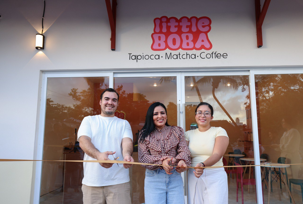 Blanca Merari inauguró la cafetería Little Boba y celebró que este nuevo establecimiento es un ejemplo de cómo el apoyo institucional puede transformar un emprendimiento juvenil en un negocio formal