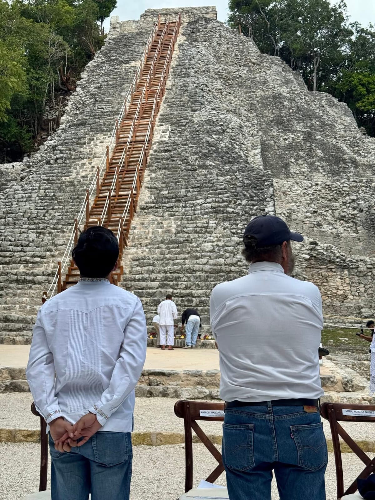 La nueva escalinata no solo mejora la accesibilidad del Nohoch Múul, sino que también promueve un mayor aprecio por la Cultura Maya