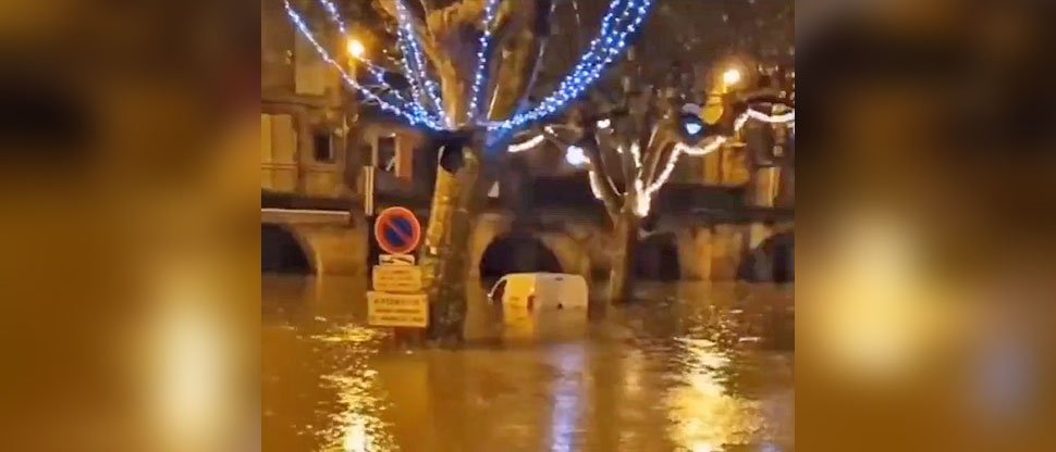 Graves inundaciones en el sur de Francia dejan evacuaciones, cortes de luz y daños tras lluvias extremas.