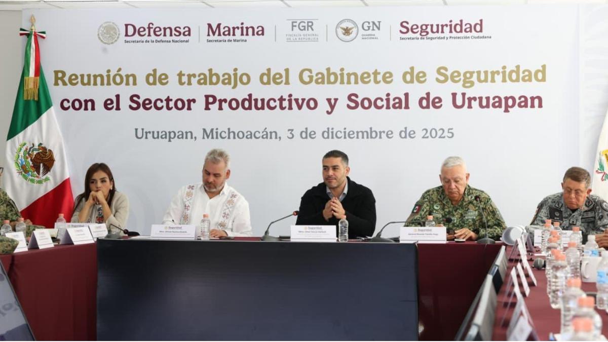 El Plan Michoacán por la Paz y la Justicia registró 147 detenciones y decomisos de armas, drogas y vehículos entre noviembre y diciembre.