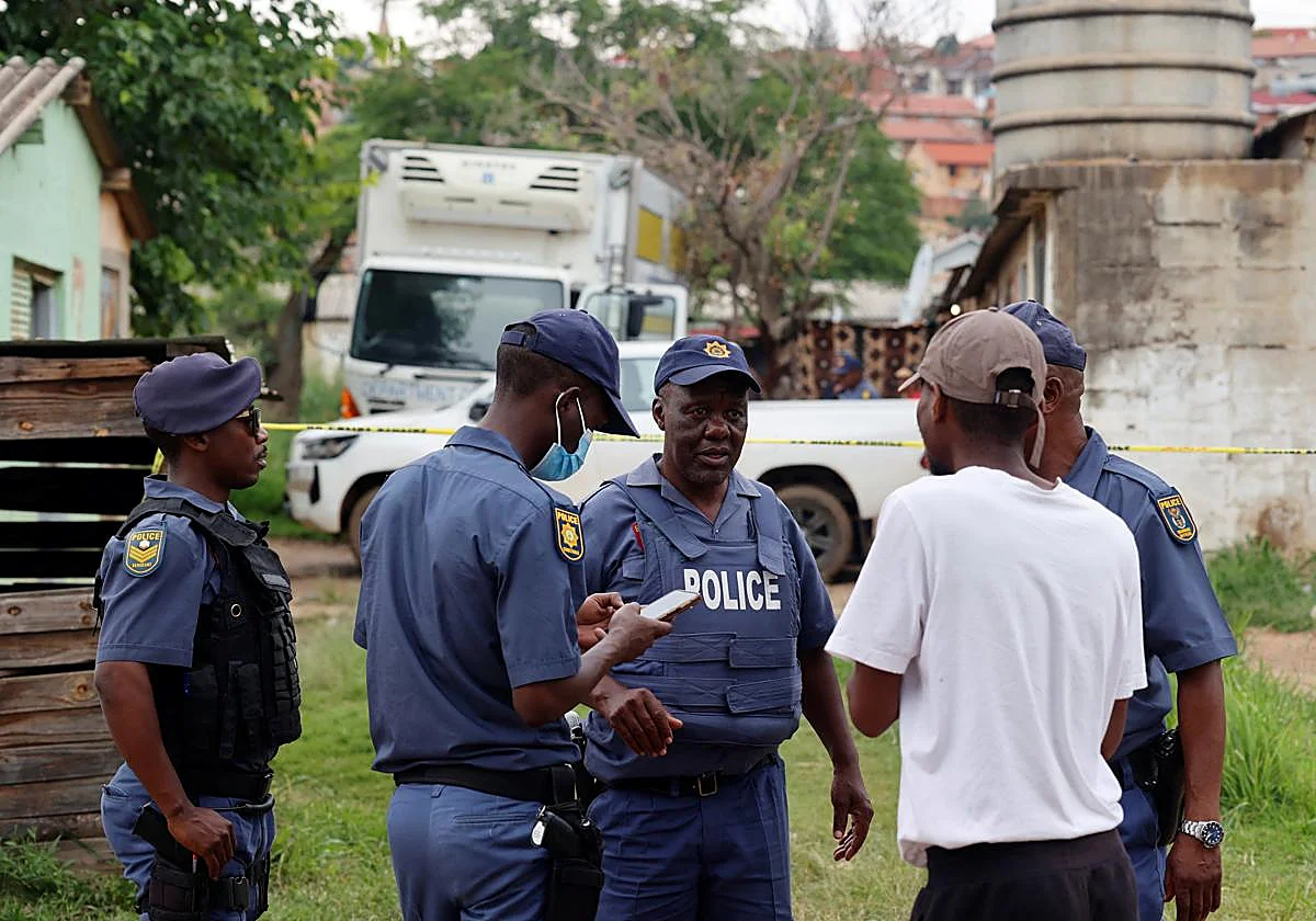 tiroteo en Sudafrica