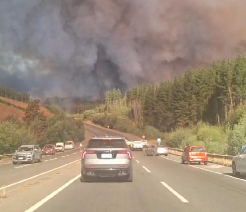 Incendios forestales en Chile