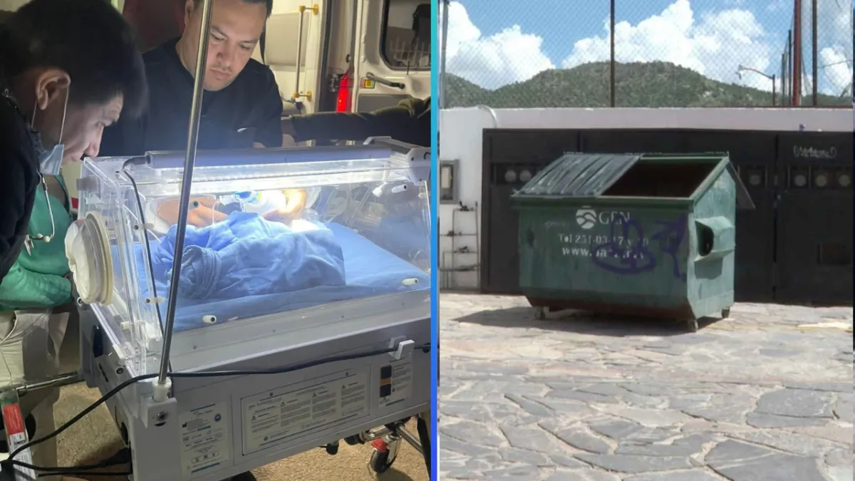 Fallece bebé abandonado en un contenedor de basura en Hermosillo; la Fiscalía mantiene una investigación abierta.