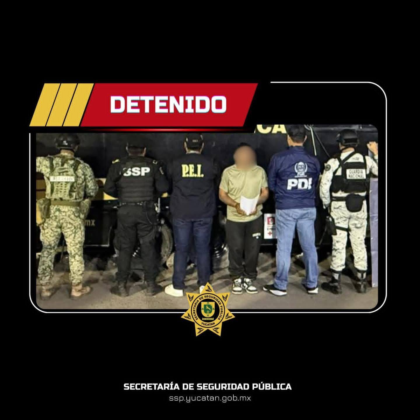 Se trata de Alan Francisco “N”, de 24 años y oficio mecánico, quien es señalado como probable responsable del asesinato de Carlos Felipe Caamal Lucas