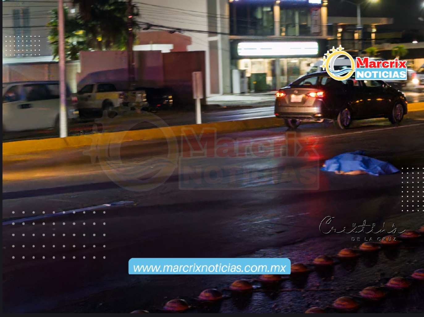 peatón atropellado en la avenida Colosio