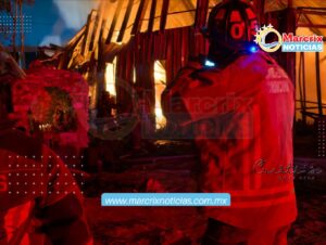Incendio consume bazar hotelero en la región 246 de Cancún