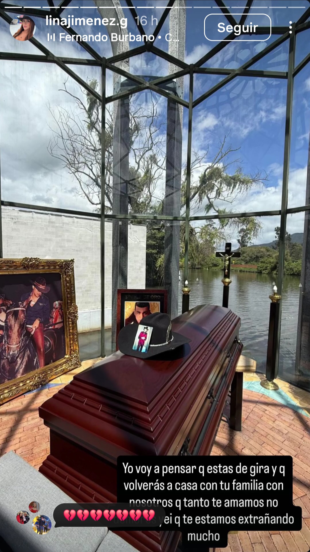 filtran imágenes del funeral de Yeison Jiménez