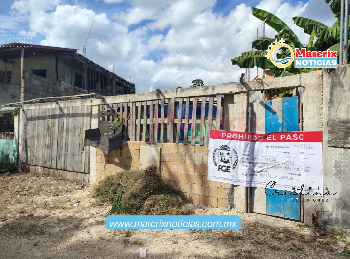 Cateo en la Región 242 de Cancún deja un inmueble asegurado tras una investigación por narcomenudeo y orden judicial.