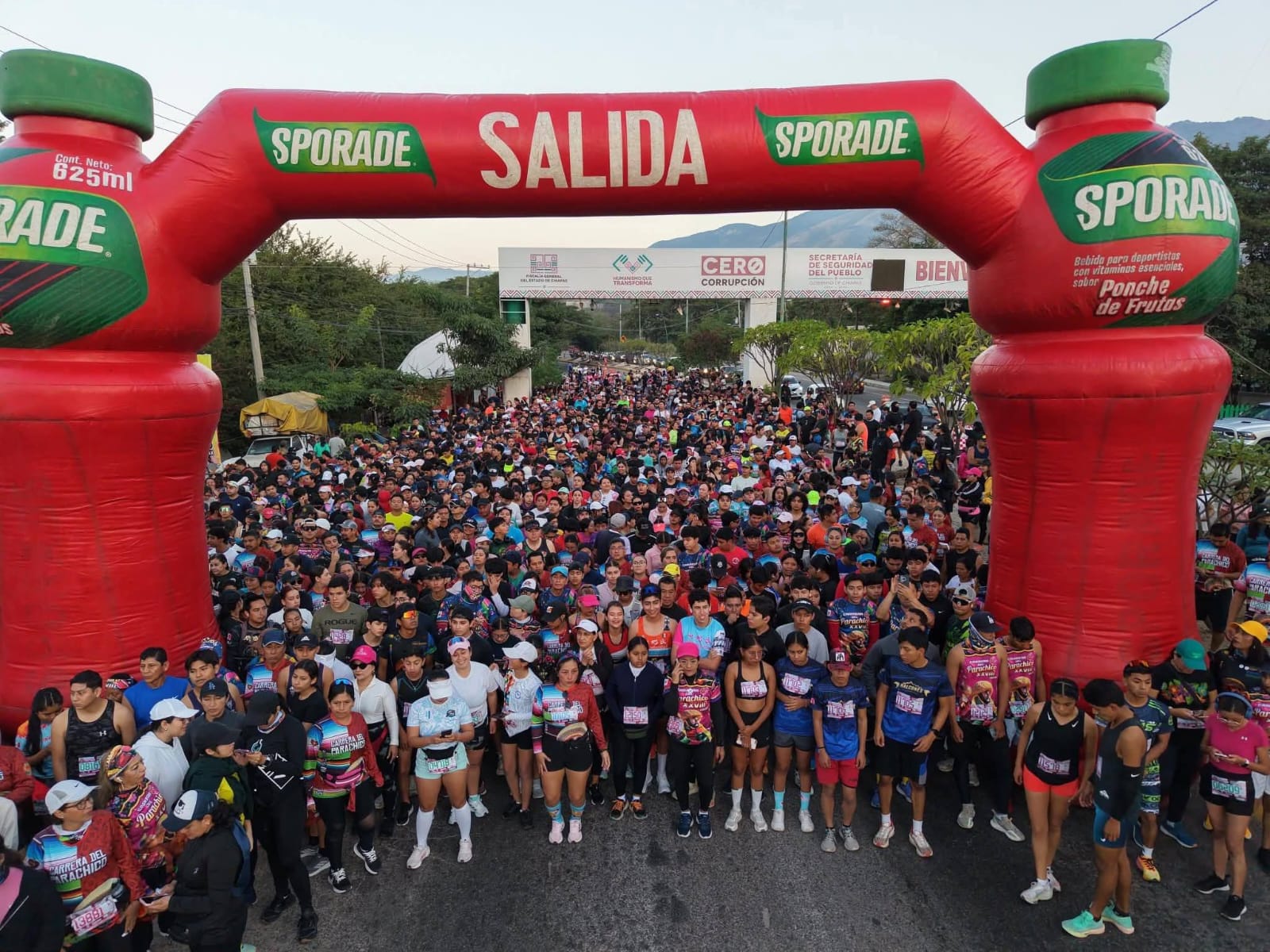 El evento contó con distancias de 2 kilómetros para categorías infantiles y de tercera edad, 5 kilómetros para juveniles, y 15 kilómetros para las divisiones juveniles, libres, máster, veteranos y silla de ruedas