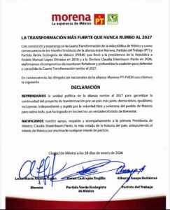 Coalición Morena - PVEM y PT