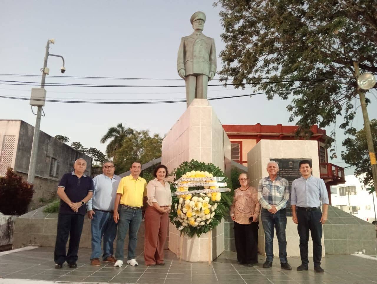 128 aniversario del arribo del pontón Chactemal a la desembocadura del Río Hondo, hecho ocurrido el 22 de enero de 1898