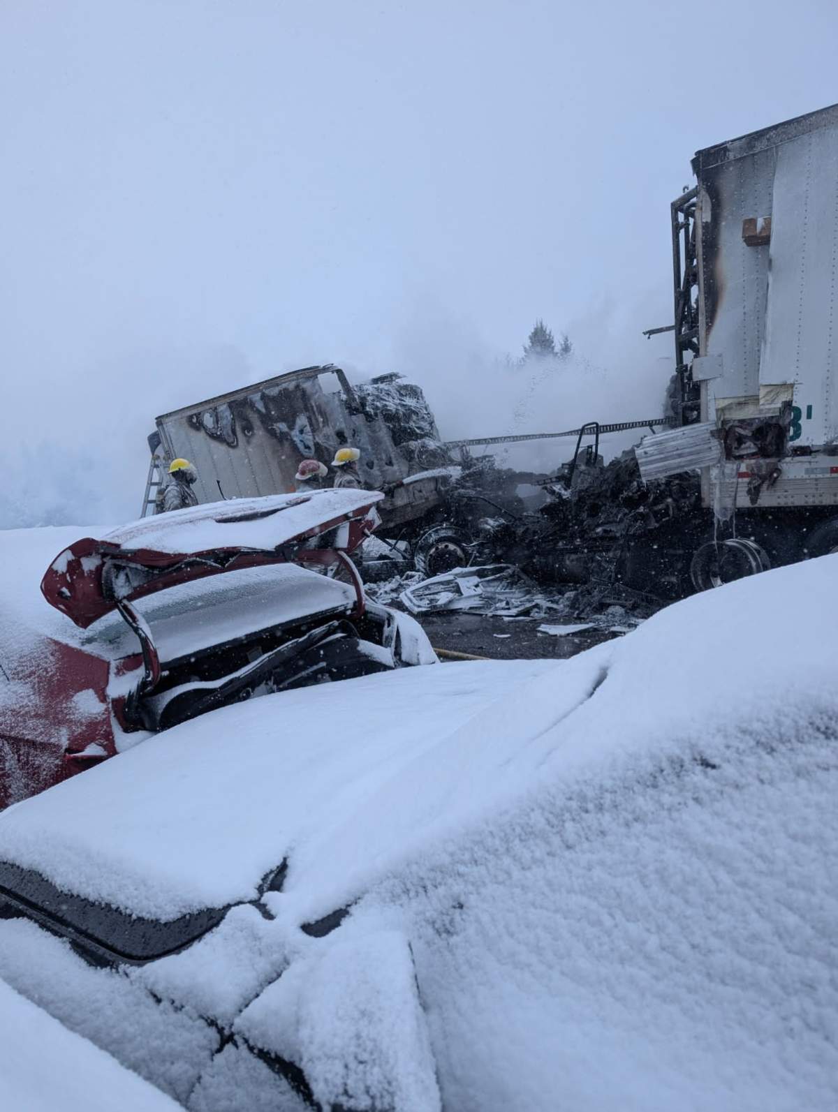 Colisión múltiple en la autopista 401