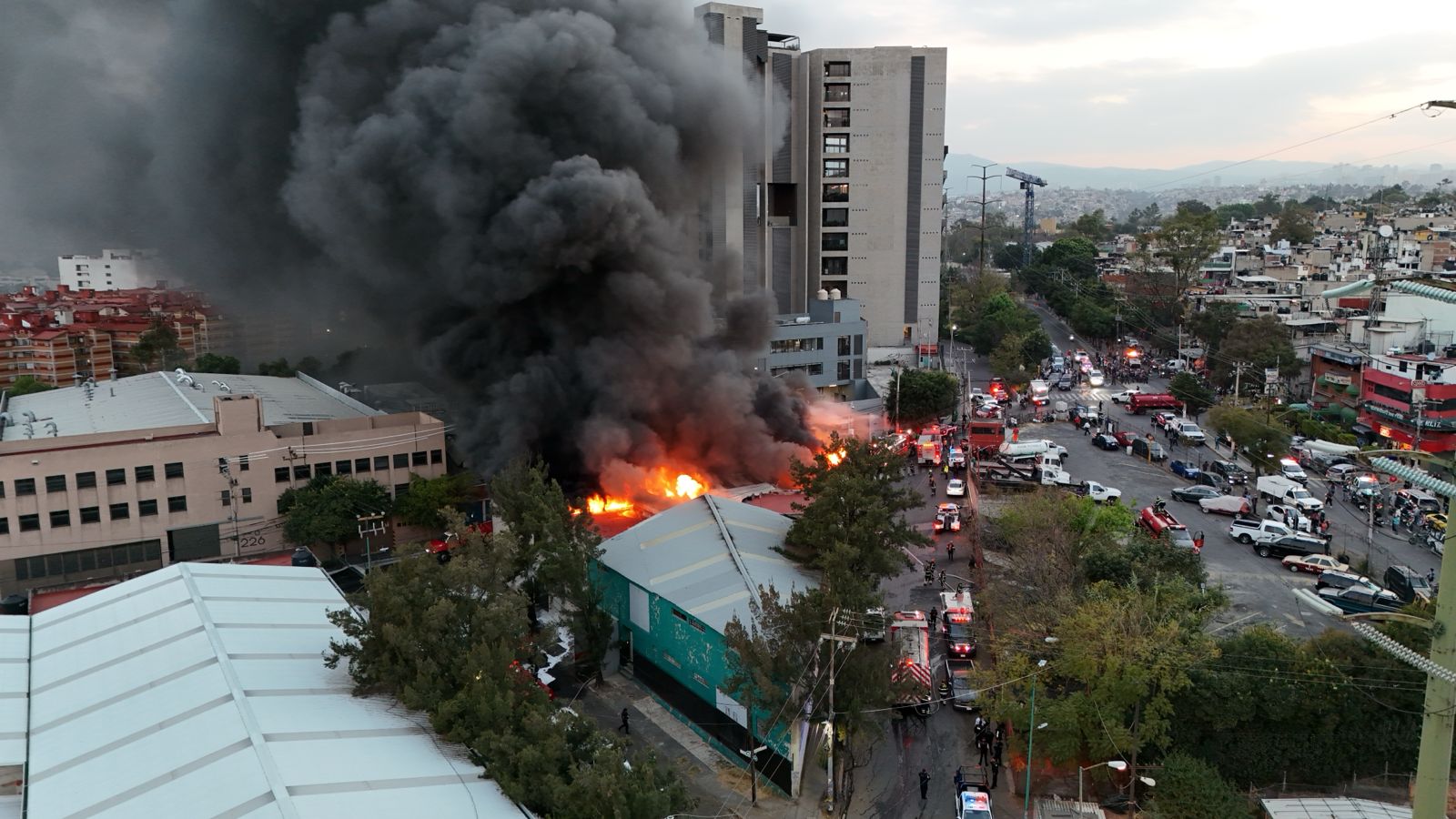 Incendio Alvaro Obregon