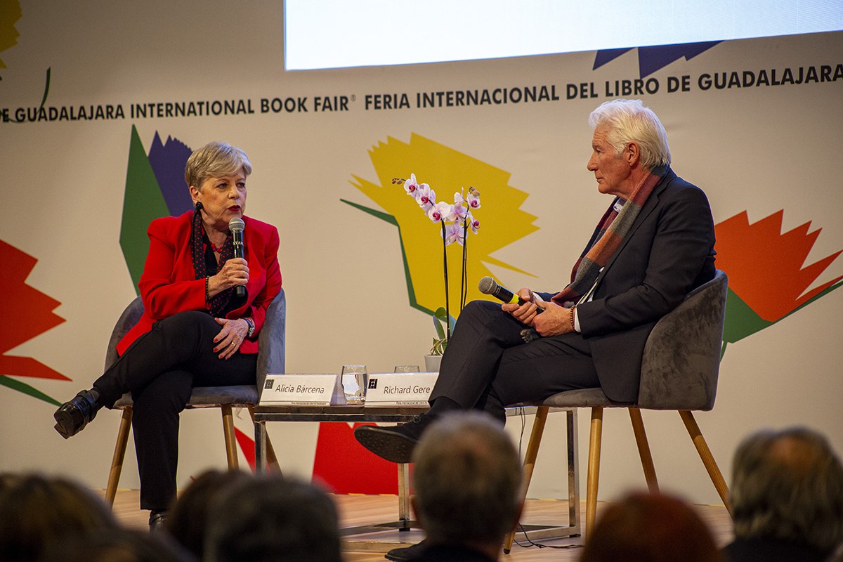 Alicia Bárcena y Richard Gere