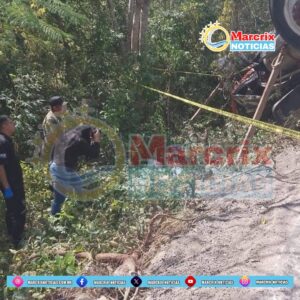 Volcadura en LAzaro Cardenas