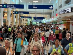 Clima en Estados Unidos provoca 1 cancelación y 6 vuelos demorados en el Aeropuerto de Cancún