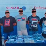 Detienen en Cancún a 3 cubanos y 1 mexicano con droga y más de 75 mil dólares en efectivo