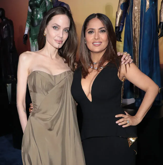 Salma Hayek y Angelina Jolie