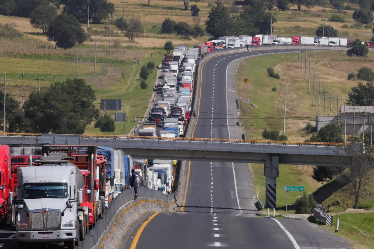Bloqueo en Tlaxcala.